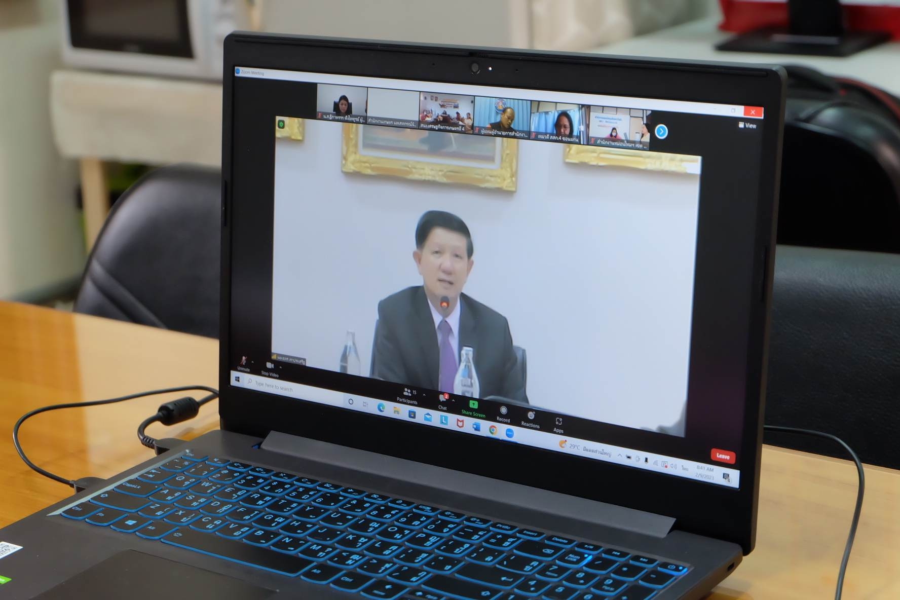 title - ผู้ตรวจราชการกรม ส.ป.ก. เข้าร่วมการประชุมติดตามผลการดำเนินงานตามแผนการตรวจราชการและการขับเคลื่อนแบบบูรณาการในพื้นที่ของผู้ตรวจราชการกระทรวงเกษตรและสหกรณ์ ประจำปีงบประมาณ พ.ศ. 2566 รอบที่ 1 เขตตรวจราชการที่ 12 (ขอนแก่น กาฬสินธุ์ มหาสารคาม ร้อยเอ็ด)